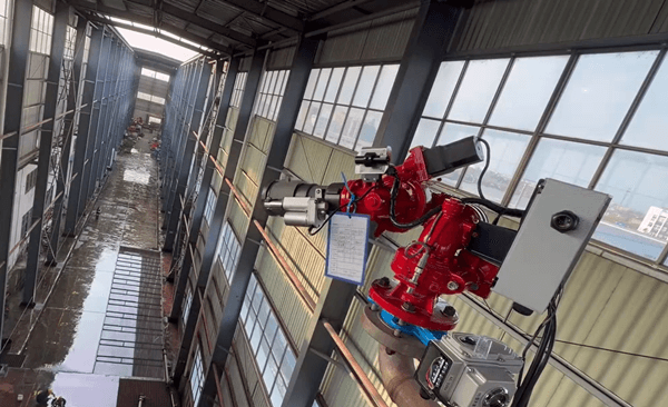 Пожежний монітор із автоматичним відстеженням уже повністю зібраний, протестований і незабаром буде відправлений