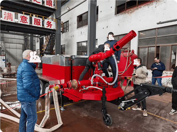 Зразок трейлера монітора з протипожежної піни на замовлення завершено.